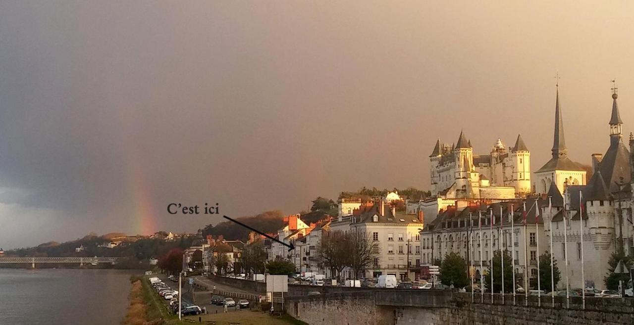 T2 Vue Sur Loire Local Velo Apartment Saumur Ngoại thất bức ảnh